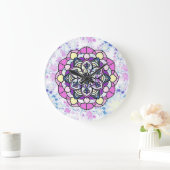 Lente Mandala Wandklok (Huis)