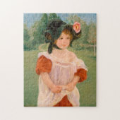 Lente: Margot staat in een tuin | Mary Cassatt Legpuzzel (Verticaal)