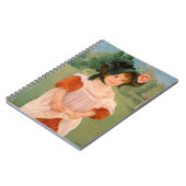 Lente: Margot staat in een tuin | Mary Cassatt Notitieboek (Linkerzijde)
