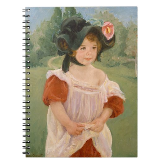 Lente: Margot staat in een tuin | Mary Cassatt Notitieboek (Voorkant)