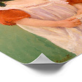 Lente: Margot staat in een tuin | Mary Cassatt Poster (Hoek)