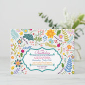 Lente Medley Uitnodiging (Staand voorkant)