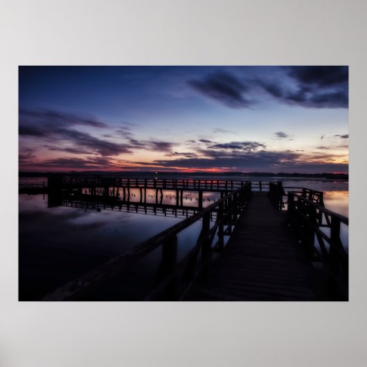 Lente meer poster (Voorkant)