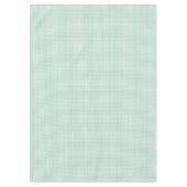 Lente Mintgroene Gingham Plaid Tafelkleed (Voorkant)