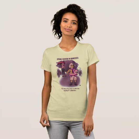 Lente Mode Vrouwelijke kreeft T-Shirt (Voorkant volledig)