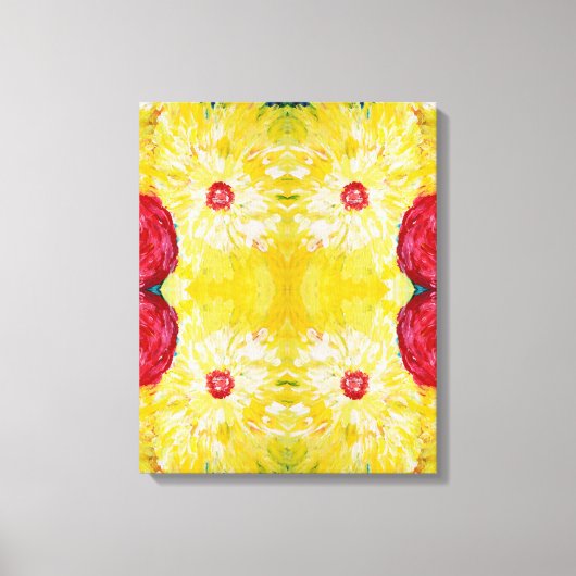 Lente, moderne kunst, expressief schilderen canvas afdruk (Voorkant)