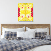 Lente, moderne kunst, expressief schilderen canvas afdruk (Insitu (Slaapkamer))
