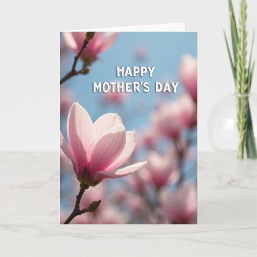 Lente Moederdag kaart (Voorkant)