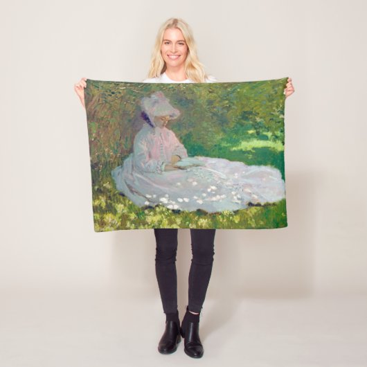 Lente, Monet Fleece Deken (In situ)