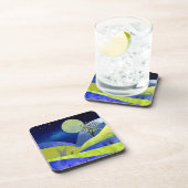 Lente Moonrise Bier Onderzetter (Rechterzijde)