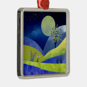 Lente Moonrise Metalen Ornament (Rechts)