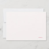 Lente morgen bedankkaart (Achterkant)