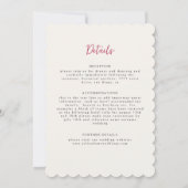 Lente Mosterd Geel Paarse Meadow Bloem Bruiloft Kaart (Achterkant)