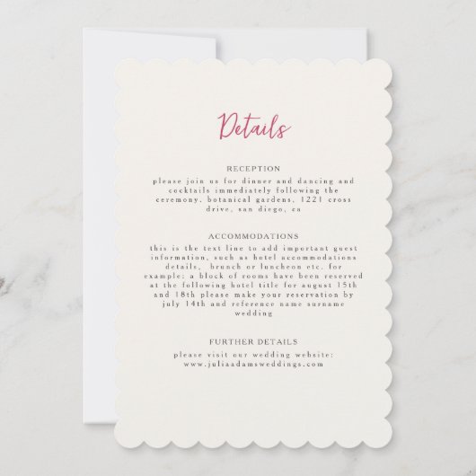 Lente Mosterd Geel Paarse Meadow Bloem Bruiloft Kaart (Achterkant)