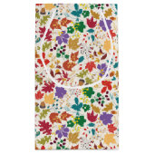 Lente Mosterd Geel Paarse Weide Bloem Bruiloft Klein Cadeauzakje (Achterkant)