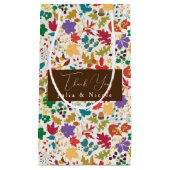 Lente Mosterd Geel Paarse Weide Bloem Bruiloft Klein Cadeauzakje (Voorkant)