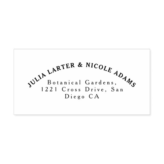 Lente Mosterd Geel Paarse Weide Bloem Bruiloft Zelfinktende Stempel (Design)