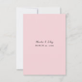 Lente Multi Kleur Bloemen geen Maaltijd RSVP - Roz (Achterkant)