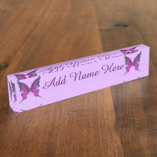 Lente myst 3 naambordje (Zijkant)