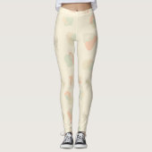 Lente Naadloos Patroon Leggings (Voorkant)