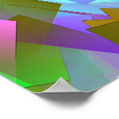 Lente naar zomerpalet.... poster (Hoek)