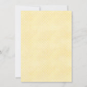 lente narcis konijn babyshower uitnodiging (Achterkant)