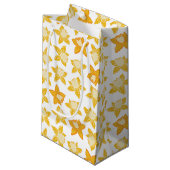 Lente Narcis Patroon Klein Cadeauzakje (Voorkant Gekanteld)