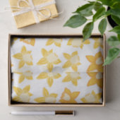Lente Narcis Patroon Tissuepapier (Geschenk)