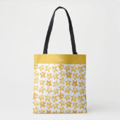 Lente Narcis patroon Tote Bag (Voorkant)