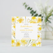 Lente Narcissen Bruidsdouche Kaart (Staand voorkant)