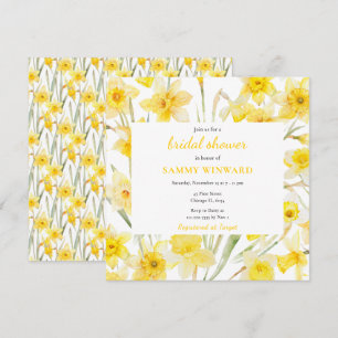Lente Narcissen Bruidsdouche Kaart