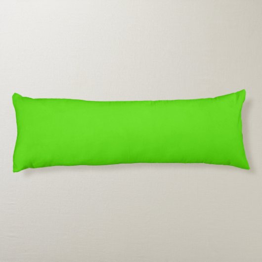 Lente Neon Groen Lichaamskussen ( 20"x 54") (Achterkant)