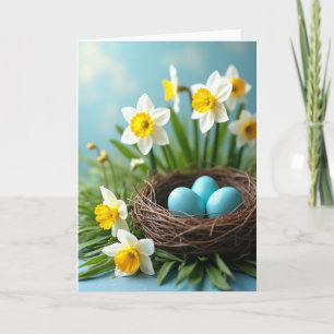 Lente Nest En Eieren Kaart