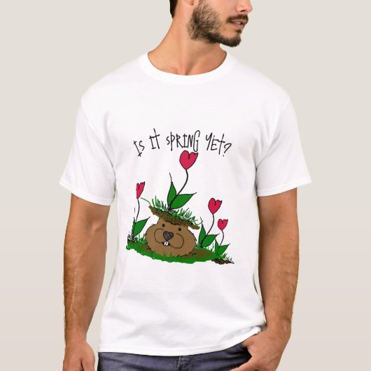 Lente nog niet aangebroken t-shirt (Voorkant)