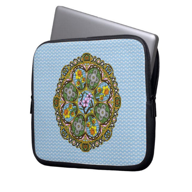 Lente Nouveau Laptop Hoes (Voorkant Links)