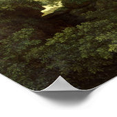 Lente of de tuin van Eden Poster (Hoek)