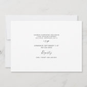 Lente Ongeveer aan Pop Echografie Wildflower Baby Kaart (Achterkant)