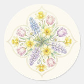 Lente Ontwaakt Sticker (Voorkant)