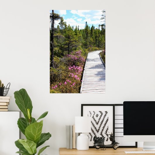 Lente op de Bog Walk Poster (Thuiskantoor)