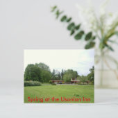 Lente op de Bruinse Inn Briefkaart (Staand voorkant)