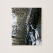 Lente op de kleine duivenrivier legpuzzel (Verticaal)