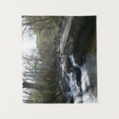 Lente op de kleine duivenrivier wandkleed (Voorkant)