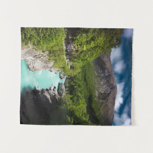 Lente op de Soča van de brug Napoleon Wandkleed (Voorkant (horizontaal))