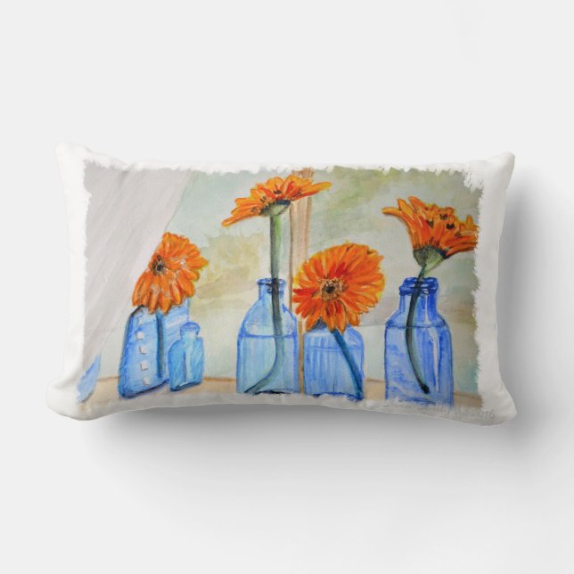 Lente op de zomer van Floral Kussen (Voorkant)