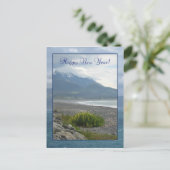 Lente op een Kaikoura Beach Briefkaart (Staand voorkant)