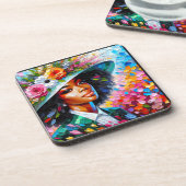 Lente op een zondagochtend bier onderzetter (Linkerzijde)