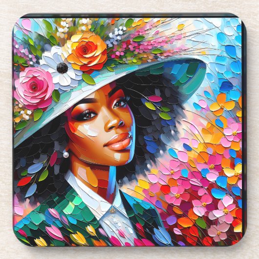 Lente op een zondagochtend bier onderzetter (Voorkant)