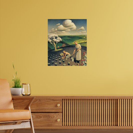 Lente op het platteland poster (Woonkamer 2)