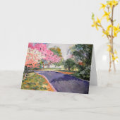 Lente op thuisbasis Kaart (Gele Bloem)