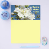 Lente Open Huis Flyer papier Maak Flyers (Enkel)